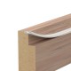 WHITE SPARE RUBBER "P" SHAPE FOR DRAUGHT EXCLUDER DRAUGHT EXCLUDERS - RUBBER SEALS